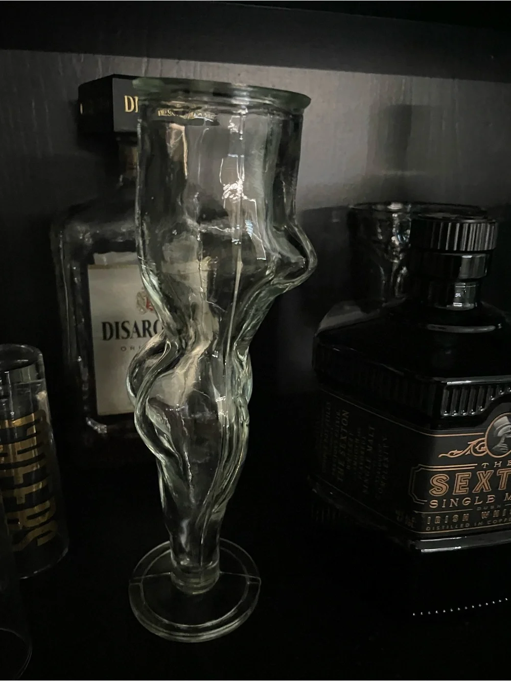 Vintage Venus Nudie Beer Glass Naked Lady  Drinkware Cup